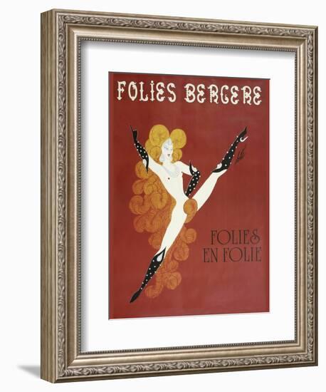 Folies Bergere Risque-null-Framed Giclee Print