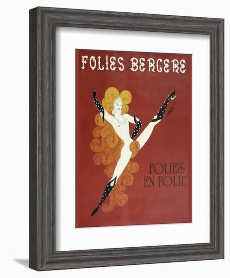 Folies Bergere Risque-null-Framed Giclee Print