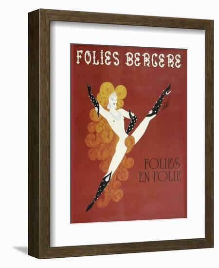 Folies Bergere Risque-null-Framed Giclee Print