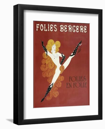 Folies Bergere Risque-null-Framed Giclee Print