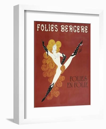 Folies Bergere Risque-null-Framed Giclee Print