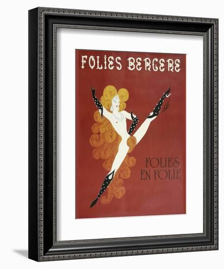 Folies Bergere Risque-null-Framed Giclee Print