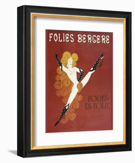 Folies Bergere Risque-null-Framed Giclee Print