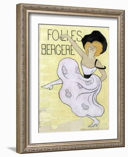 Folies Bergères, 1900-Leonetto Cappiello-Framed Giclee Print