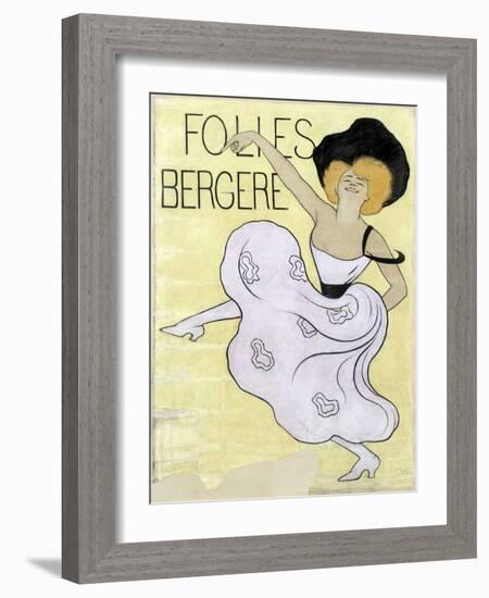 Folies Bergères, 1900-Leonetto Cappiello-Framed Giclee Print