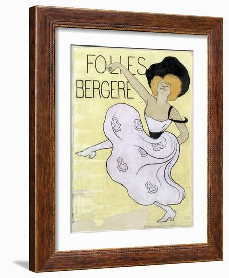 Folies Bergères, 1900-Leonetto Cappiello-Framed Giclee Print