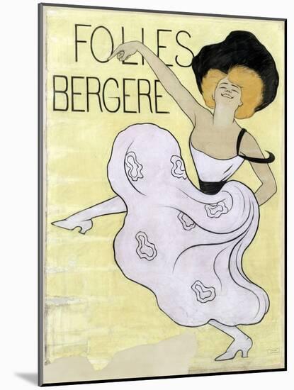 Folies Bergères, 1900-Leonetto Cappiello-Mounted Giclee Print