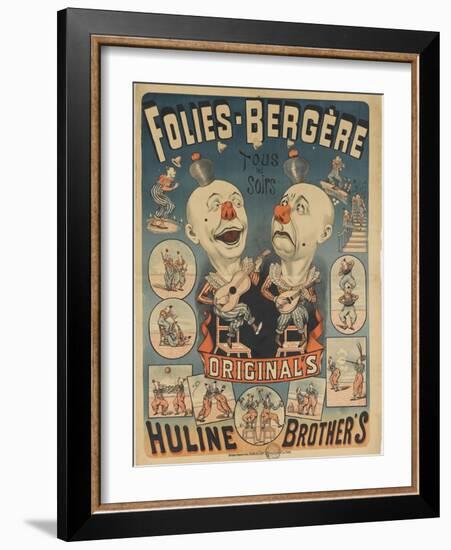 Folies-Bergères, Huline brother's-null-Framed Giclee Print