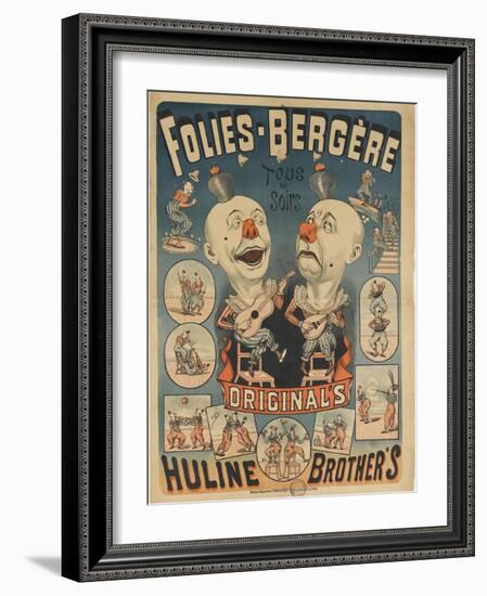 Folies-Bergères, Huline brother's-null-Framed Giclee Print