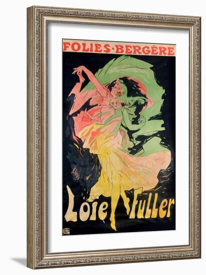 Folies Bergeres: Loie Fuller, France, 1897-Jules Chéret-Framed Giclee Print