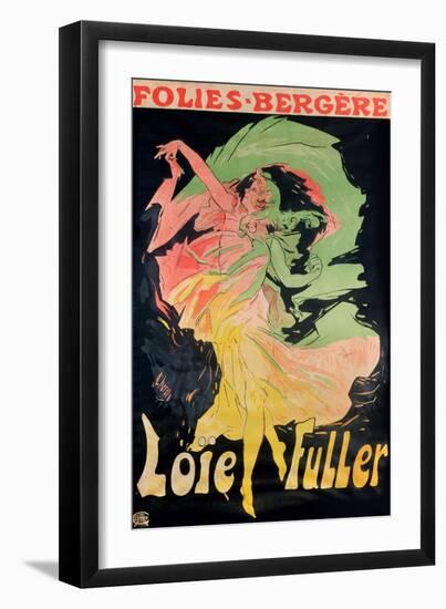 Folies Bergeres: Loie Fuller, France, 1897-Jules Chéret-Framed Giclee Print