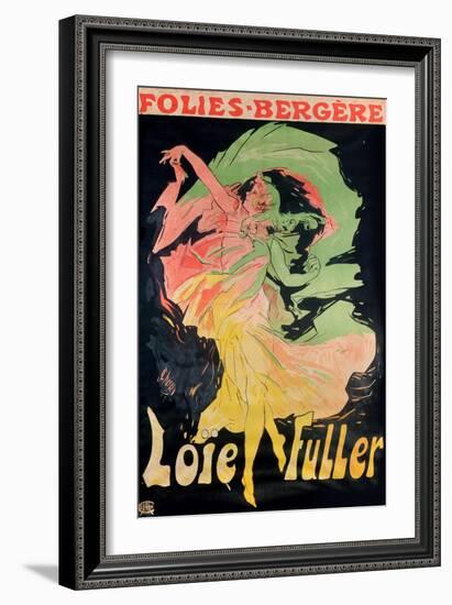 Folies Bergeres: Loie Fuller, France, 1897-Jules Chéret-Framed Giclee Print