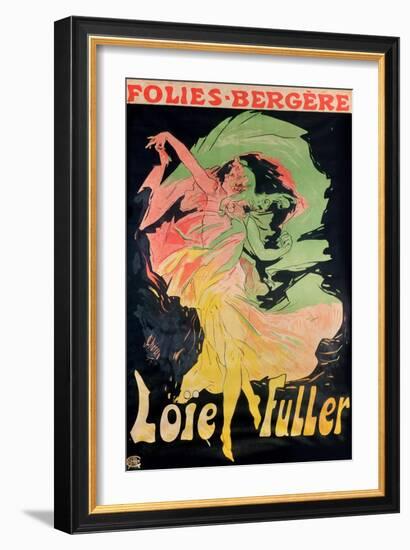 Folies Bergeres: Loie Fuller, France, 1897-Jules Chéret-Framed Giclee Print