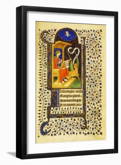 Folio 15 Recto, St. Luke Sharpening His Pen-null-Framed Giclee Print