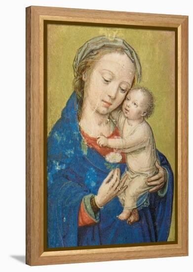 Folio from a Miniature Book of Hours-Simon Bening-Framed Premier Image Canvas