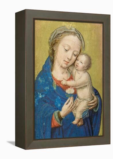 Folio from a Miniature Book of Hours-Simon Bening-Framed Premier Image Canvas