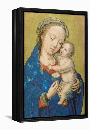 Folio from a Miniature Book of Hours-Simon Bening-Framed Premier Image Canvas