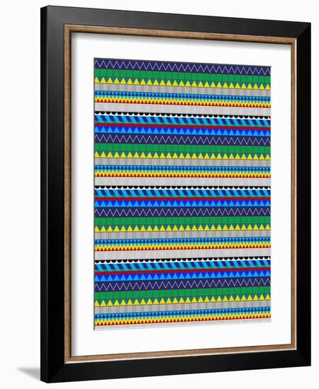 Folk 5-Josefina Baumann-Framed Giclee Print