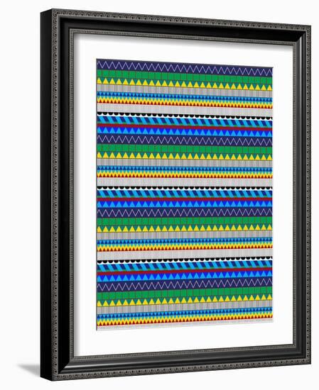 Folk 5-Josefina Baumann-Framed Giclee Print