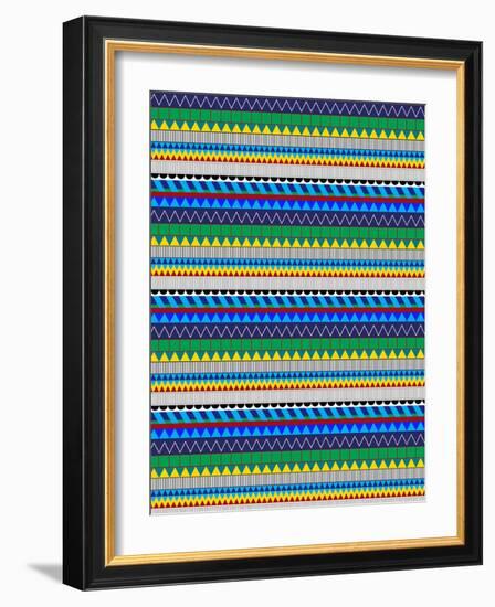 Folk 5-Josefina Baumann-Framed Giclee Print