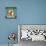 Folk Art Cat Winter-Geraldine Aikman-Giclee Print displayed on a wall
