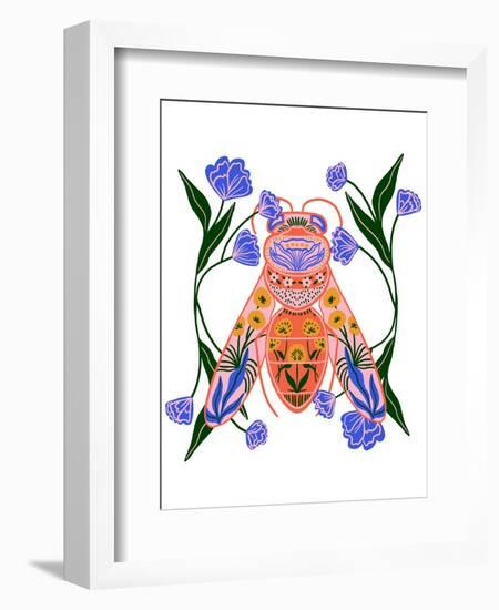 Folk Bug-Tara Reed-Framed Art Print