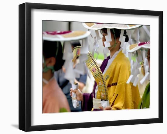 Folk Costume, Kyoto, Japan-Shin Terada-Framed Photographic Print