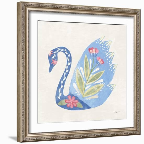 Folk Cottage IV-Courtney Prahl-Framed Art Print