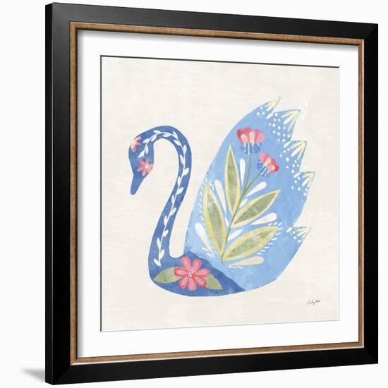 Folk Cottage IV-Courtney Prahl-Framed Art Print