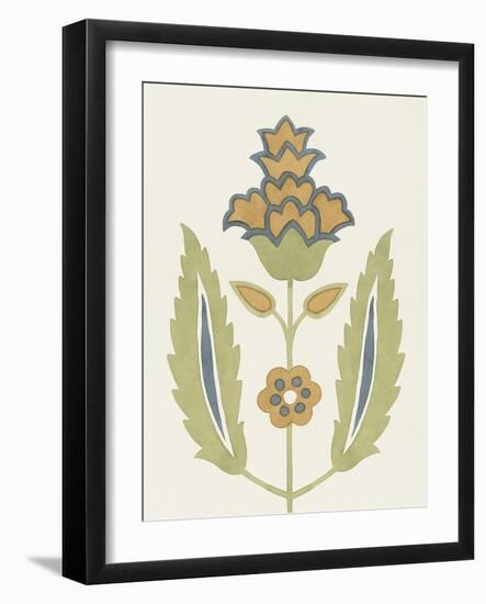 Folk Flourish - Lively-Kristine Hegre-Framed Giclee Print