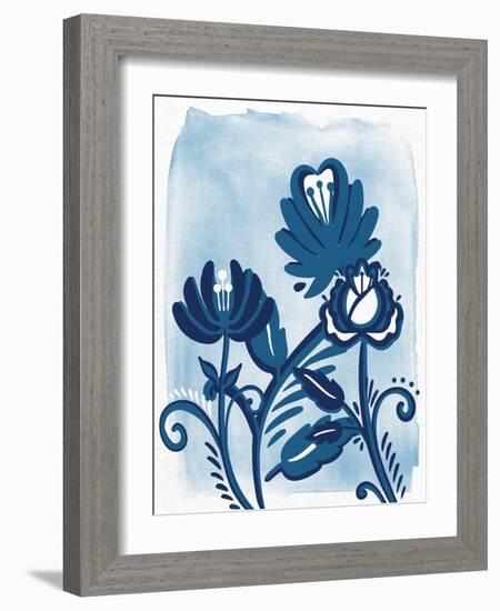 Folk Flower 1-Allen Kimberly-Framed Art Print