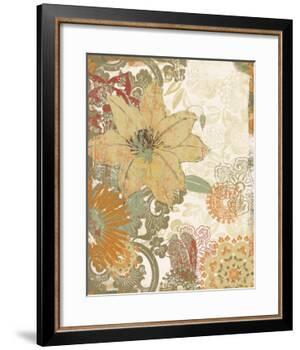 Folk Flower I-Ken Hurd-Framed Art Print