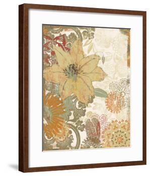 Folk Flower I-Ken Hurd-Framed Art Print