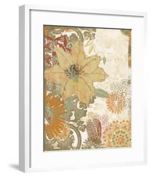 Folk Flower I-Ken Hurd-Framed Art Print