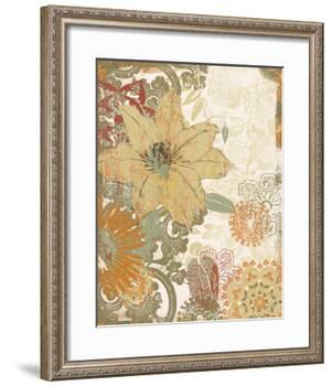 Folk Flower I-Ken Hurd-Framed Art Print