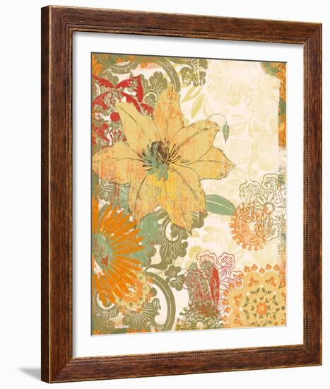 Folk Flower I-Ken Hurd-Framed Giclee Print