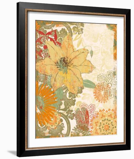 Folk Flower I-Ken Hurd-Framed Photographic Print