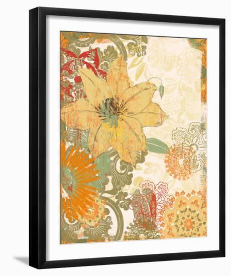 Folk Flower I-Ken Hurd-Framed Photographic Print