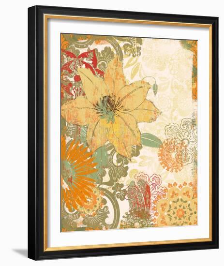 Folk Flower I-Ken Hurd-Framed Photographic Print