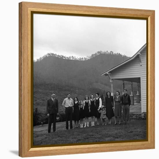 Folk Music Legends, the Carter Family-Eric Schaal-Framed Premier Image Canvas