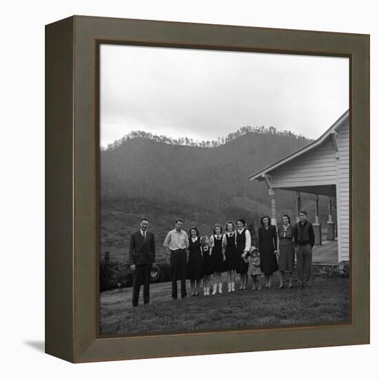 Folk Music Legends, the Carter Family-Eric Schaal-Framed Premier Image Canvas