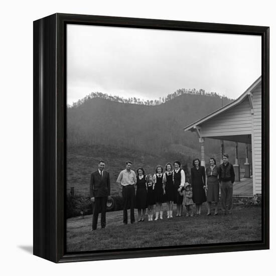 Folk Music Legends, the Carter Family-Eric Schaal-Framed Premier Image Canvas