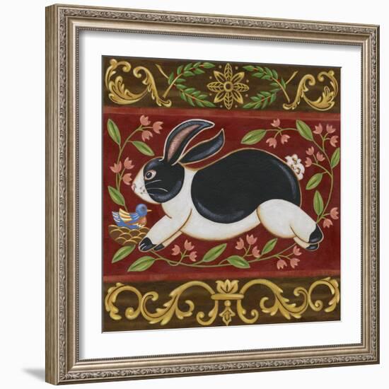 Folk Rabbit I-Vision Studio-Framed Art Print