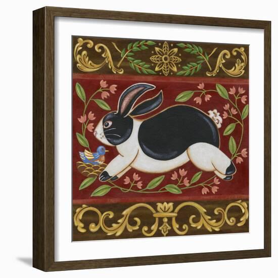 Folk Rabbit I-Vision Studio-Framed Art Print