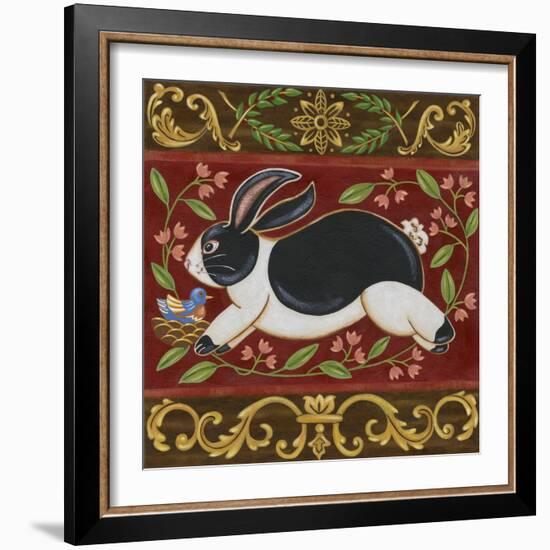 Folk Rabbit I-Vision Studio-Framed Art Print