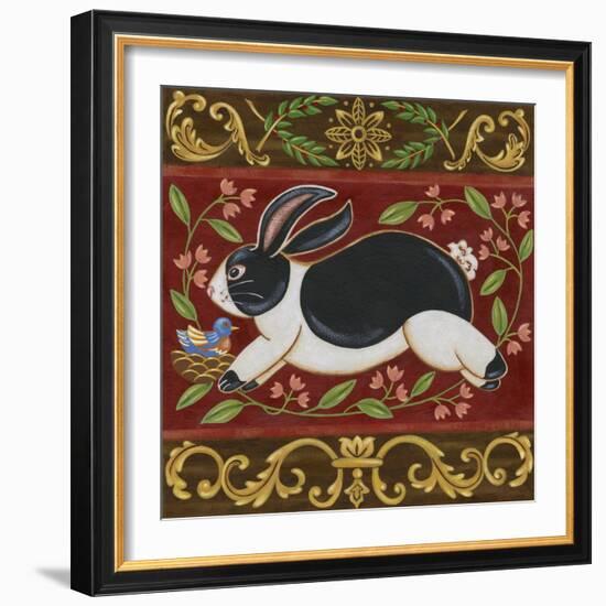 Folk Rabbit I-Vision Studio-Framed Art Print