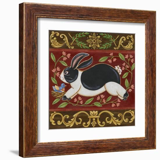 Folk Rabbit I-Vision Studio-Framed Art Print