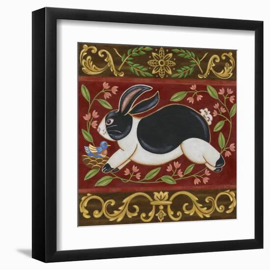 Folk Rabbit I-Vision Studio-Framed Art Print