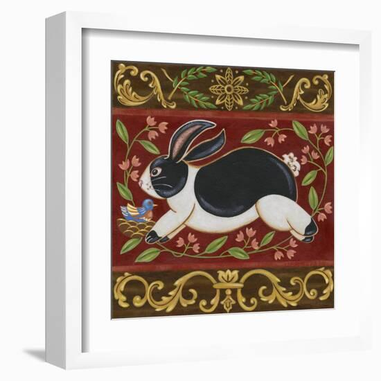 Folk Rabbit I-Vision Studio-Framed Art Print