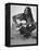 Folk Singer Joan Baez Strumming Her Guitar on the Beach Near Her Home-Ralph Crane-Framed Premier Image Canvas